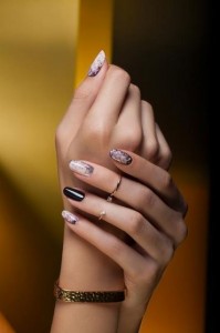 nails 2016 nail art trends fall 2015 winter black white opi design pattern ideas mixed