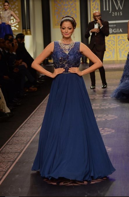 Sangeet Party Wear Indo Western Anarkali Gown | Fusion Designer Dress