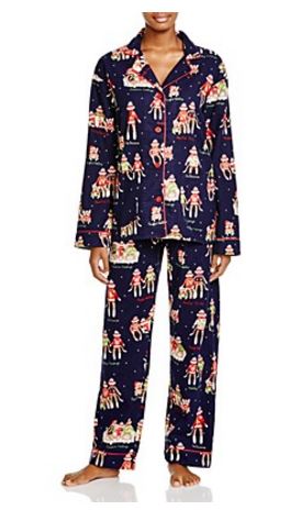 PJ-Salvage-Monkeys-Flannel-Pajama-Set