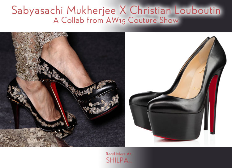 Christian louboutin and on sale sabyasachi