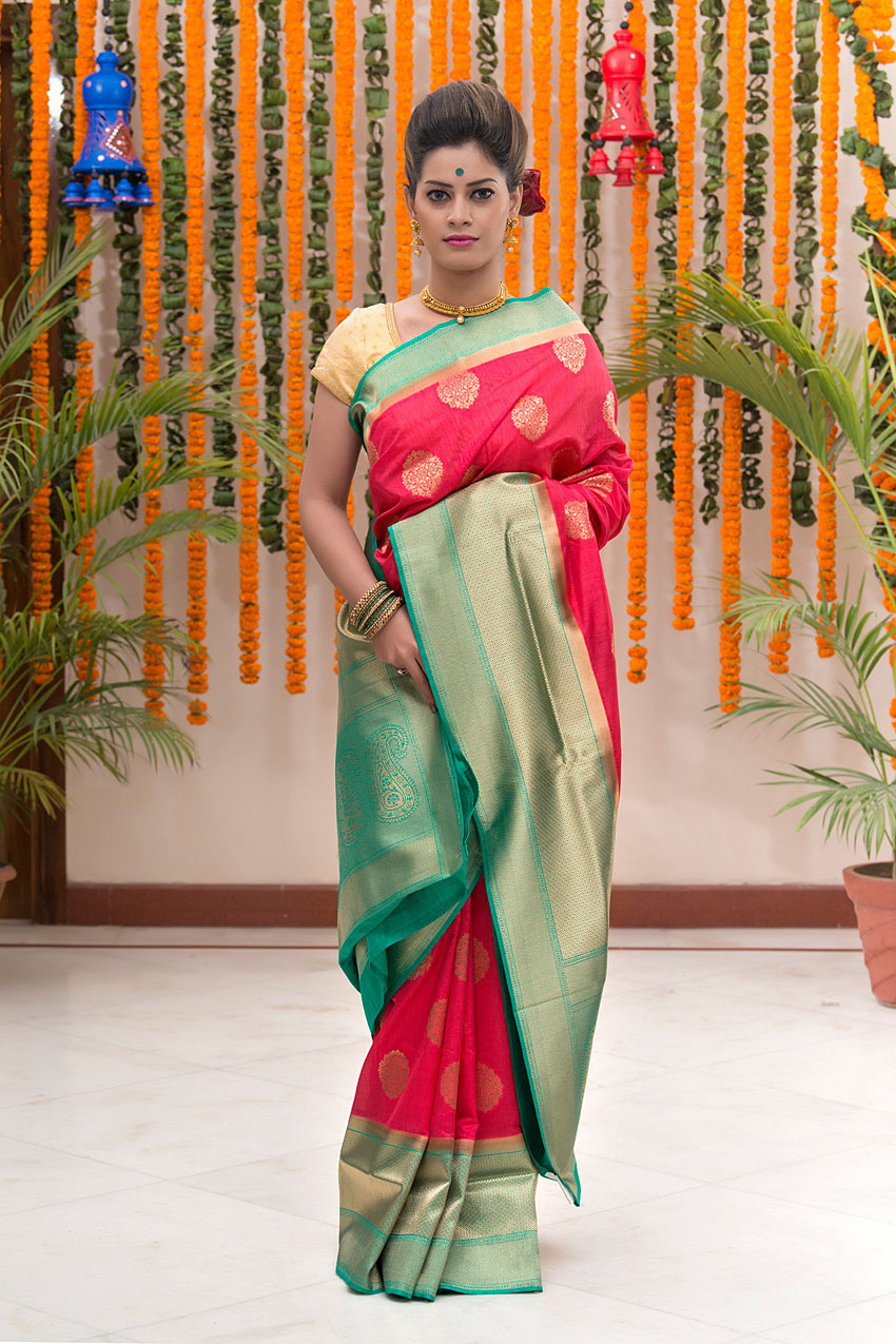 bharatsthali-types-of-silk-sarees-indian-ethnic-wear-fashion-style (12)-Matka Silk