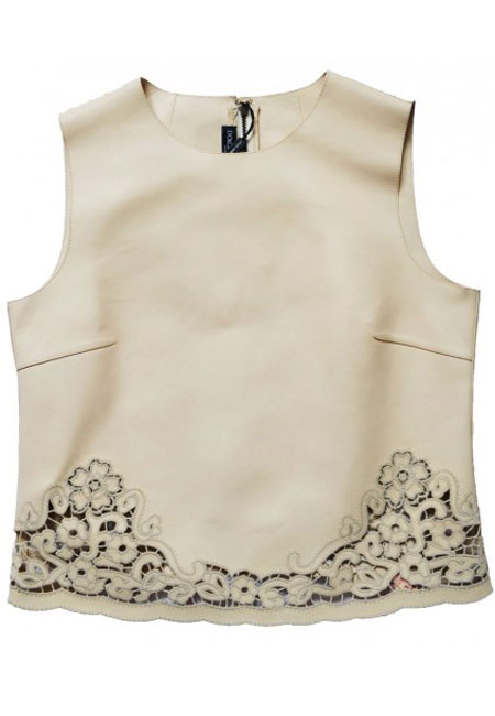 dolce-gabbana-laser-cut-leather-tops-2016-beige-latest-designs-dresses-lovely