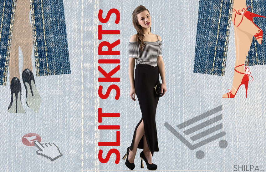 slit-skirts-online-shopping-india-women-latest