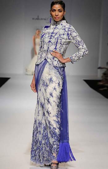 latest-designer-sarees-fringes-embroidery-jacket-navy-blue-rabani-rakha-2016-2017