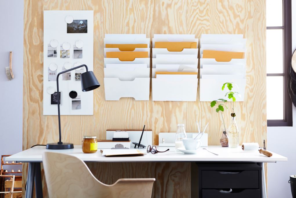 workstation-decor-files-organizers-cool-ideas-work-ikea-desk-decoration