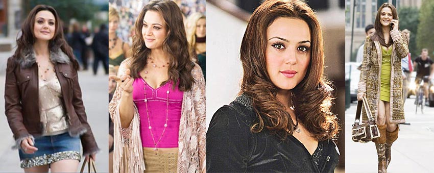 preity zinta kabhi alvida na kehna girl boss cool dresses fashionable movie characters