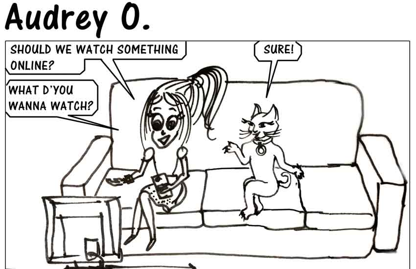 audrey-o-comic-girl-cartoon-s1e36-coco-how-millennials-watch-tv