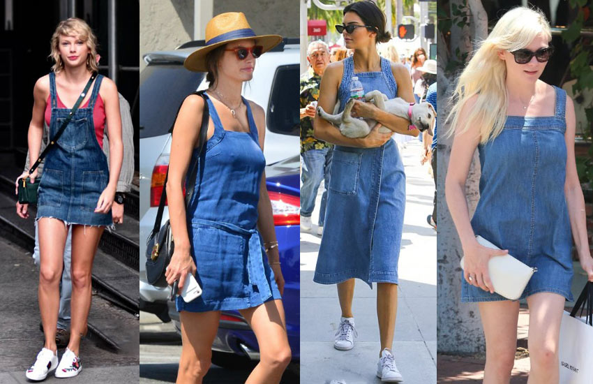 how-to-wear-denim-dresses-for-a-casual-day-out-denim-wear-ideas-fashion-shopping-fall-2017