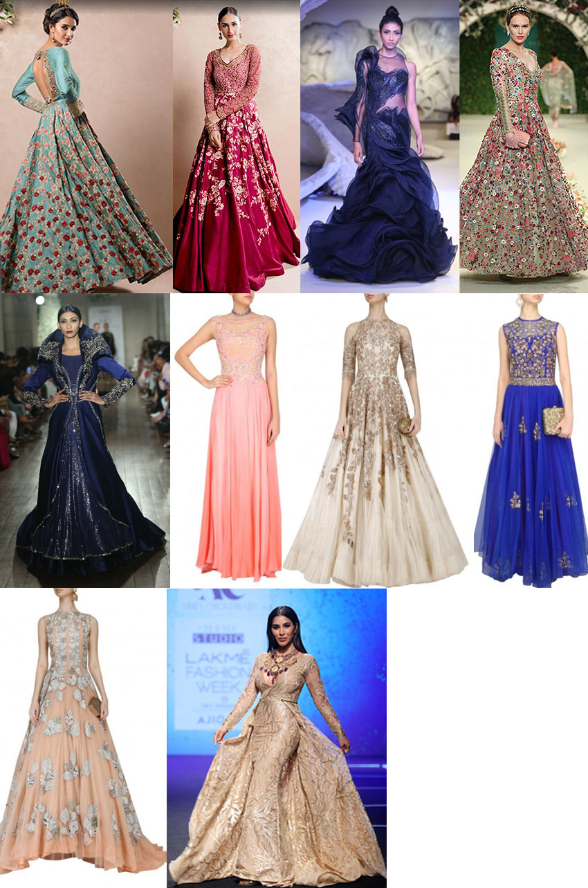 Pin by Krinjal Jain on gowns | Indian gowns dresses, Indian wedding gowns,  Gowns