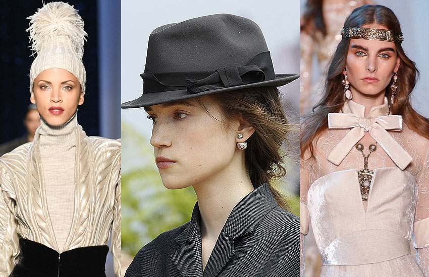 latest Hair Accessory Trend Analysis-hats-bands-slubanalytics-fashion-week-runway-fall-winter-2017-18