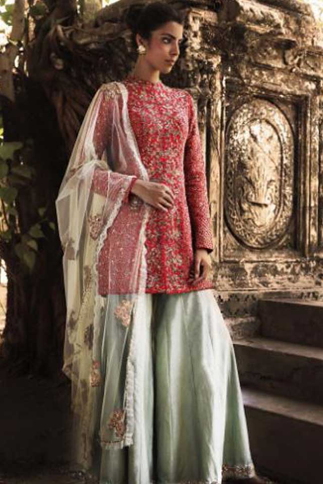 long-tunic-red-blue-indo-western-outfit-shyamal-bhumika