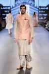 Model walks for Anushree Reddy at Lakme Fashion Week WF 17