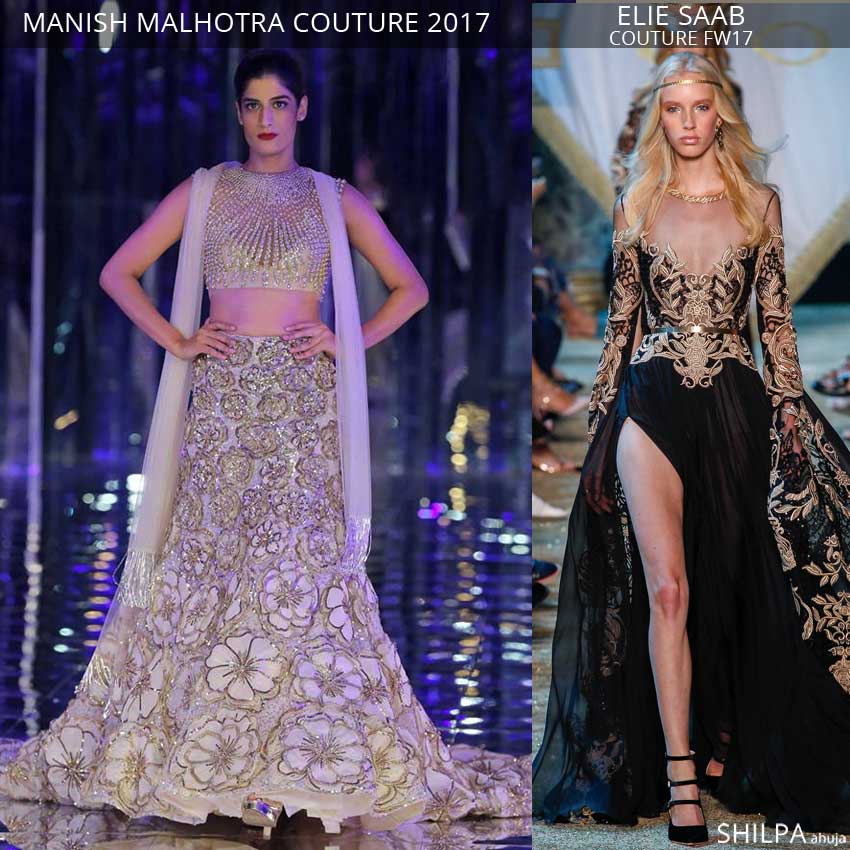 indian couture week 2017 designer manish malhotra SHEER TOP PANEL