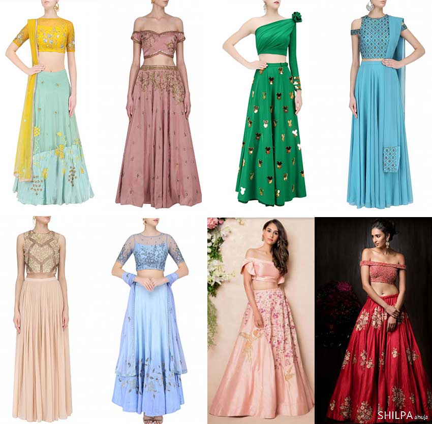 Indo western dress store for engagement for bride