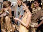 Tods-spring-summer-2018-SS18-collections-rtw-dresses (5)-backstage-scenes-models-metallic-scarf