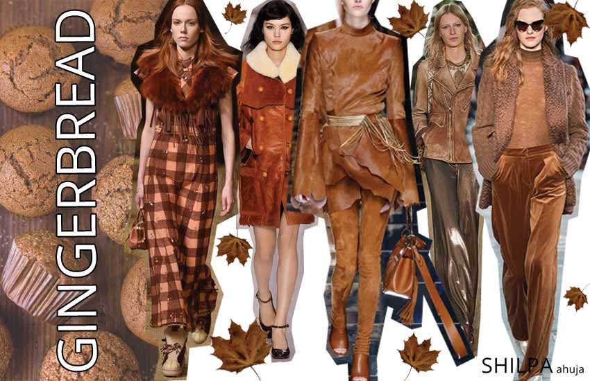 popular fall fashion colors brown-shades-warm-woody-tones-gingerbread-fall-2017