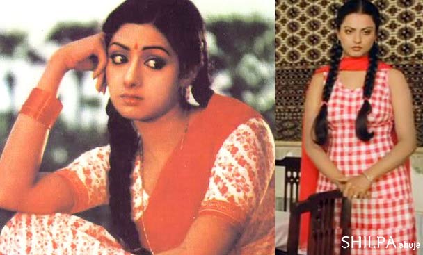 double-braid-early-80s-fashion-sri-devi-rekha-bollywood-fashion