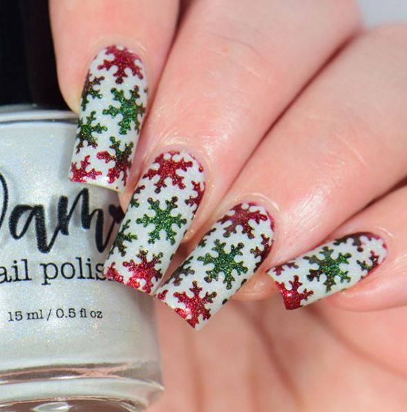 party-holiday-simple-snow-nail-art-ideas-designs-shimmery-festive-colors