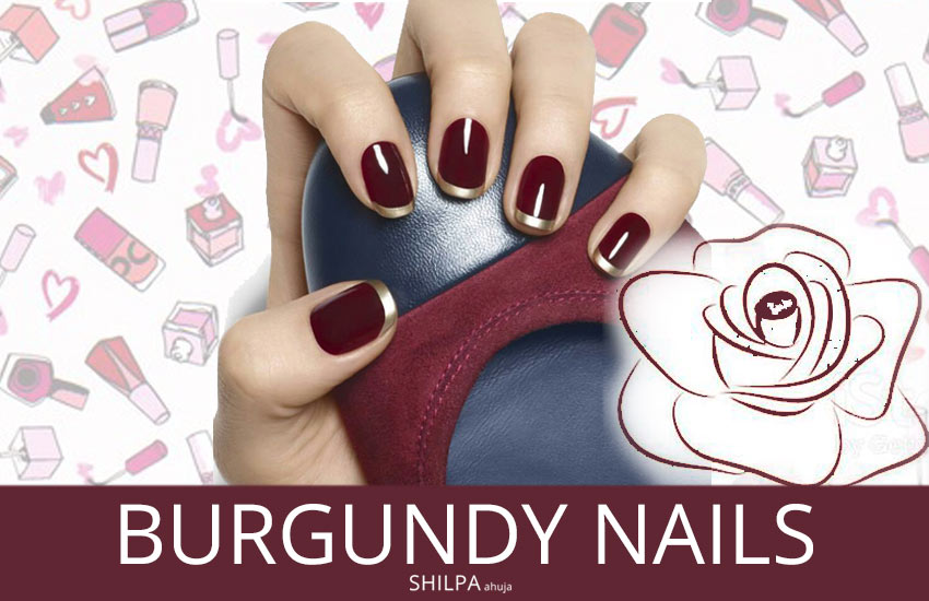 burgundy-gel-nail-designs-maroon-nail-designs-latest-nail-art-trends