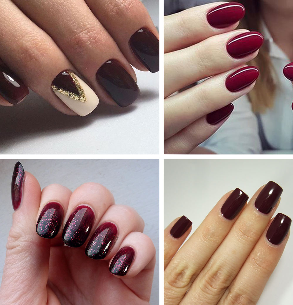 Buy Dark Purple Nail Polish, Black/burgundy Polish, Gothic Nails :  NIGHTFALL Online in India - Etsy