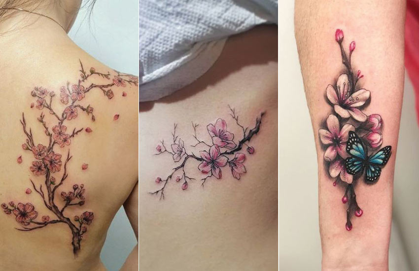 Cherry Blossom Tattoo Design