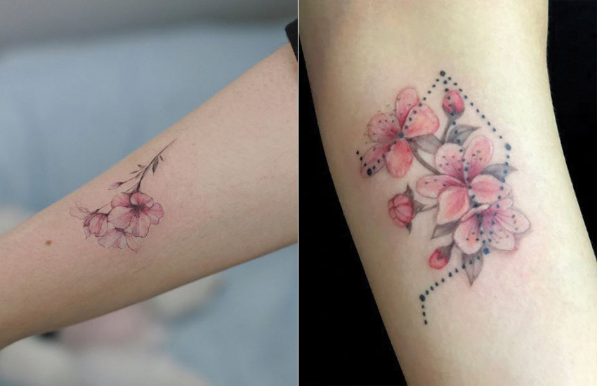 Ophelia - Three cherry blossom tattoos for three sisters.... | Facebook