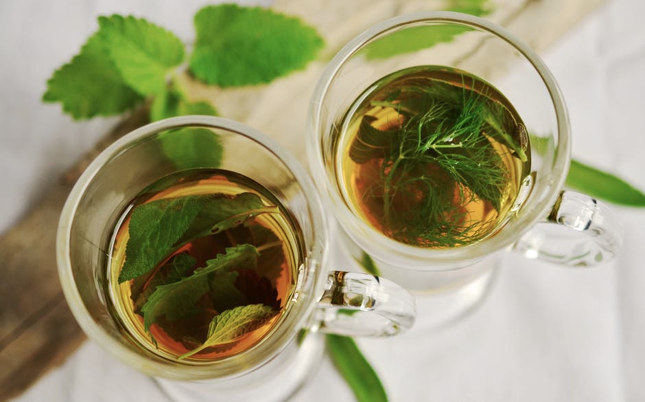 herbal-tea-herbs-mint-tulsi-holy-basil-infused-drinks-teas-beverages