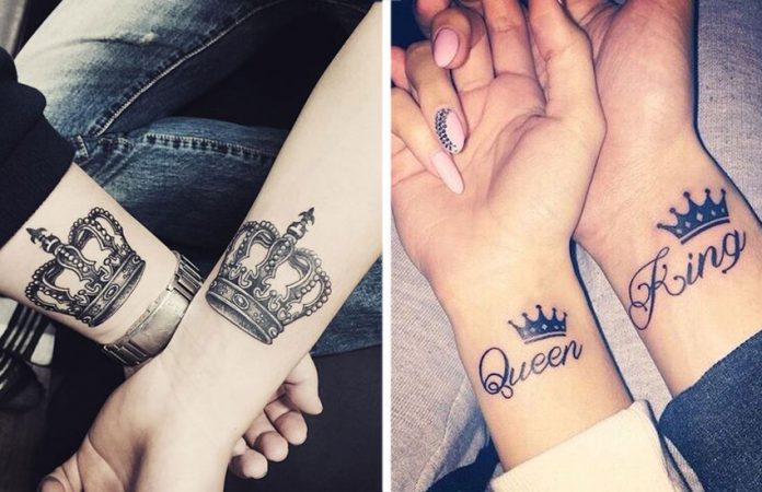 King And Queen Tattoos | Best Couple Tattoo Ideas