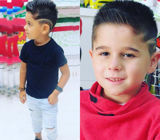 latest trendy haircut for kids fringes up fashion