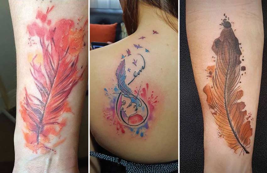 Phoenix Feather Tattoo Ideas