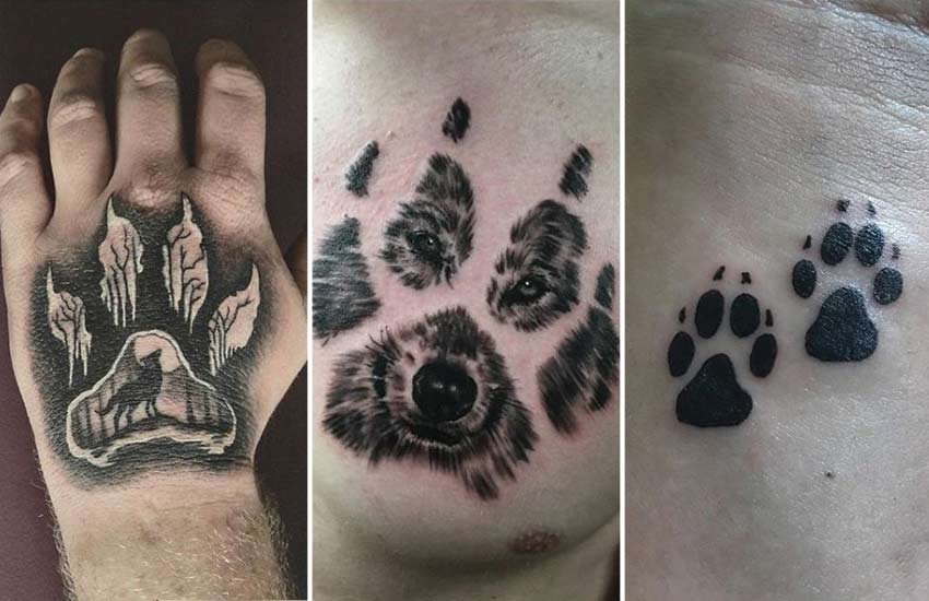 best wolf tattoos trends ideas paw tattoo design