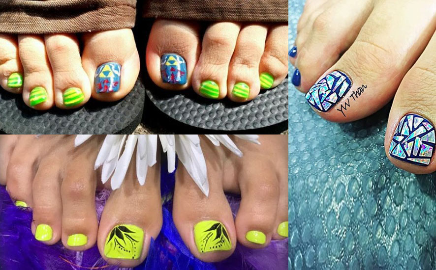 bright-toe-nails-designs-nailart-2018