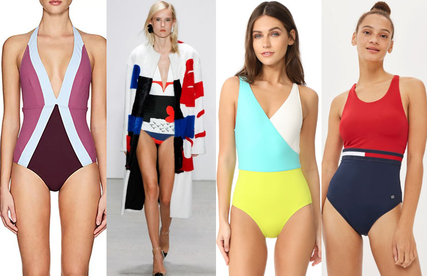 designer-bikinis-color-blocking-beach-swimwear-2018