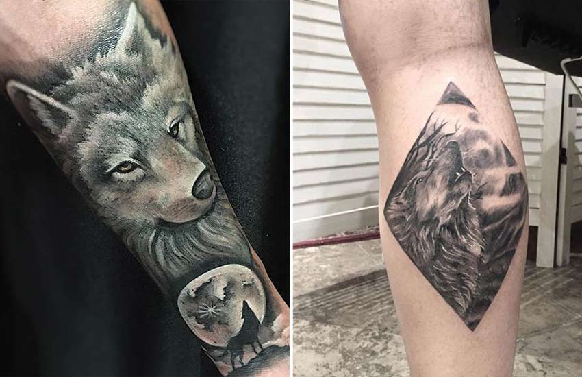 howling-wolf-moon-werewolf-tattoo-designs-ink-art