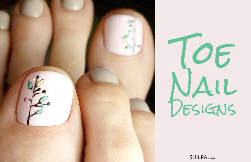 Cute and easy toe nail designs || foot nail art ||ND|| Nail Delights 💅 -  YouTube