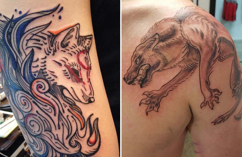 wolf-tattoo-design-ideas-japanese-traditional-manga-werewolf