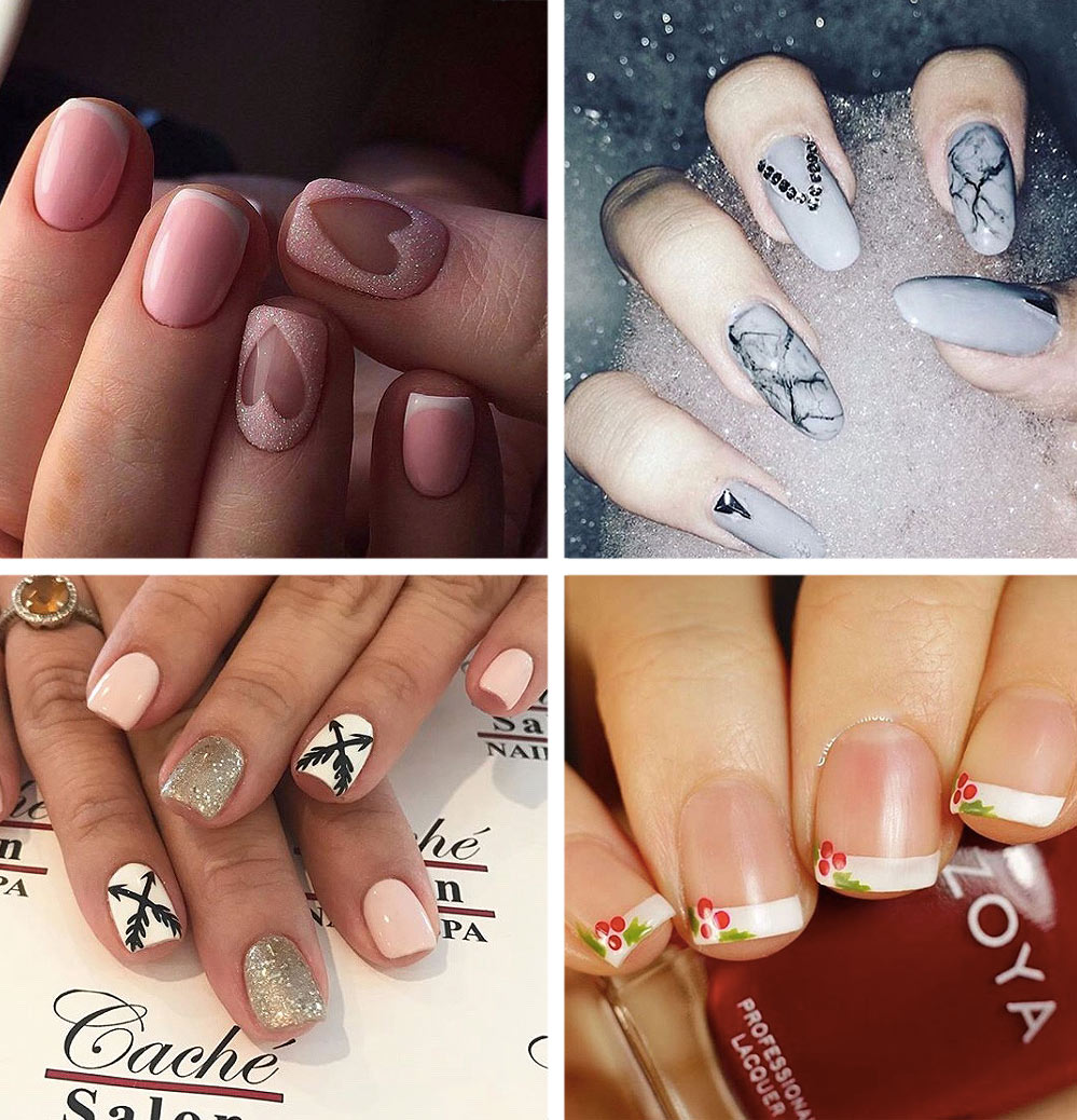 unique nail art designs | Unghie idee, Unghie idee semplici, Unghie  arrotondate