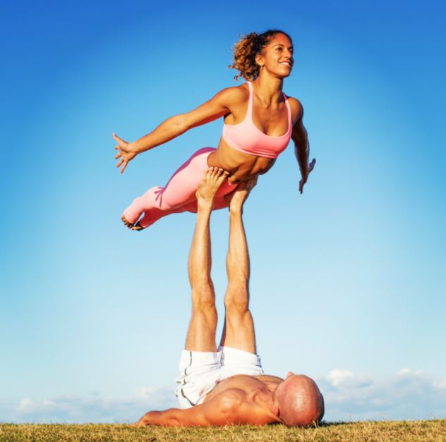 acroyoga poses postures movements benefits easy front flying bird
