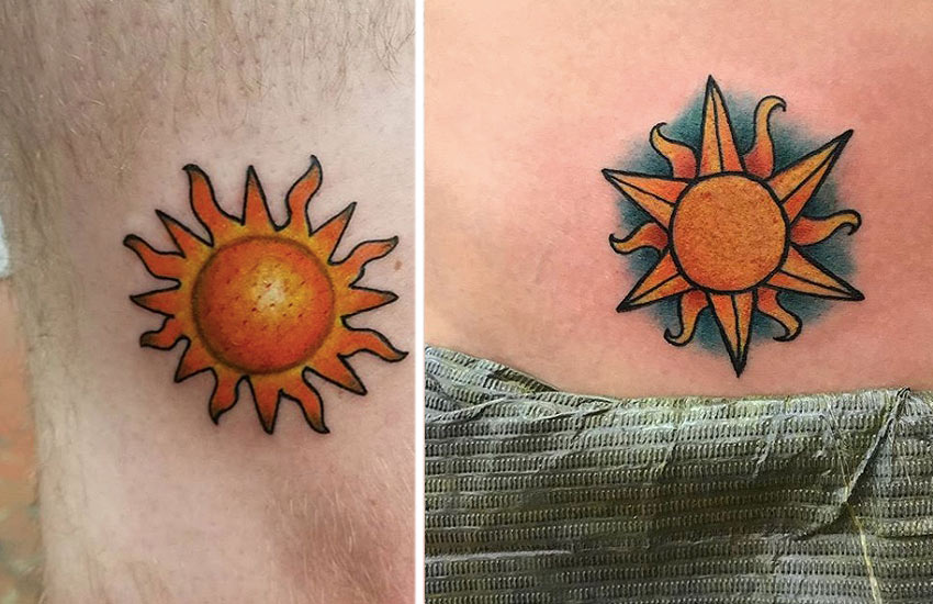 Tattoo designs, sketches & ideas - sun tattoos - YouTube
