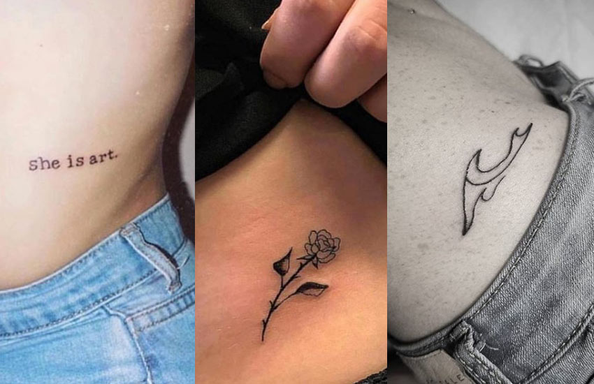 latest-hip-tattoo-trends-ideas-flower-design-text-tattoo-ideas