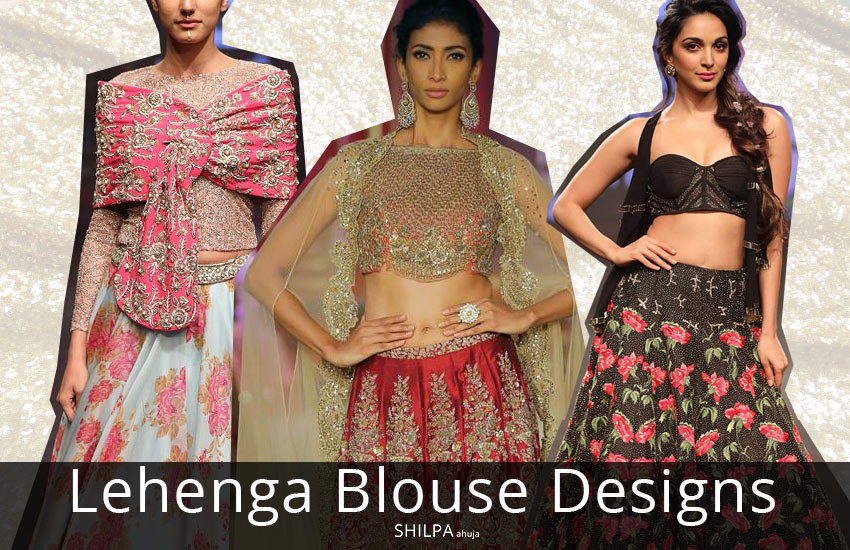 Lehenga Blouse Design Patterns-patterns-cholis-style-fashion-ethnic-wear-2018