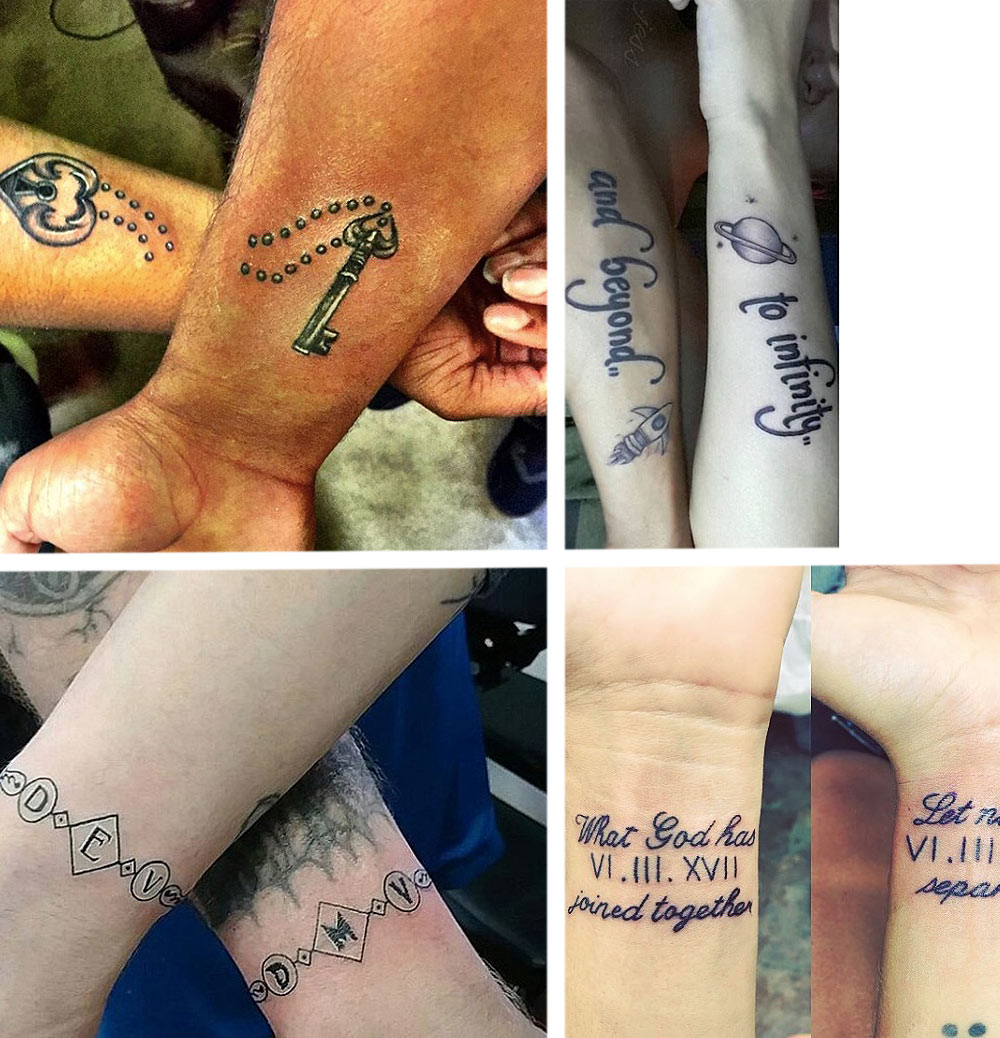 matching-couple-tattoos-key-lock-date-of-meet-many-ideas