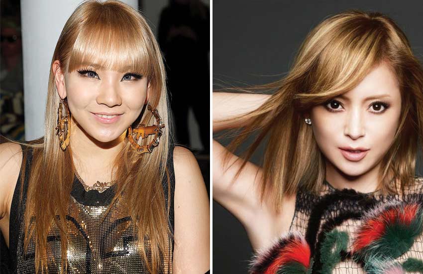 blonde-asian-hair-celebrities (1)-cl-2ne1-ayumi-jpop-kpop-hair-colors