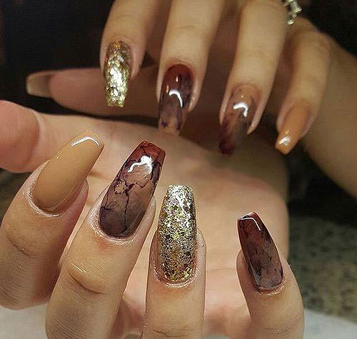 fall-acrylic-nails-acrylic-nail-designs-latest-nail-art