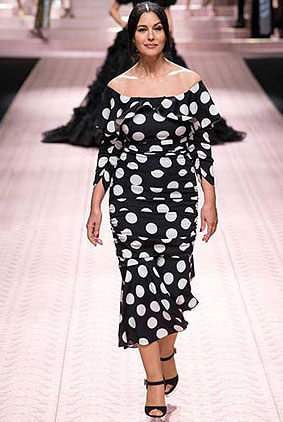 Dolce-Gabbana-spring-summer-2019-ss19-milan-fashion-week-1-polka-dotted-dress