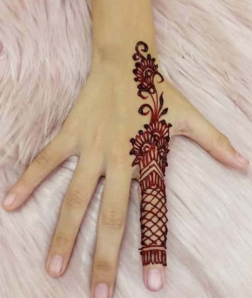 20+ Stylish Royal Finger Mehndi Designs Photos Collections 2024