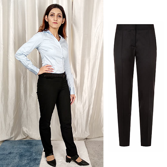 essential work wardrobe formal womens trousers black shilpa ahuja