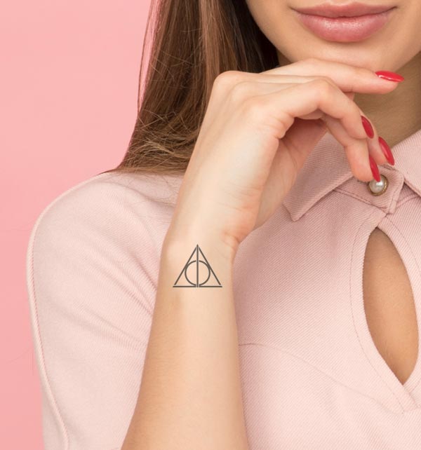 harry potter deathly hallows tattoo latest designs symbol trend