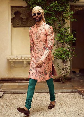 quilted dark color sherwanis latest mens indian wear trends