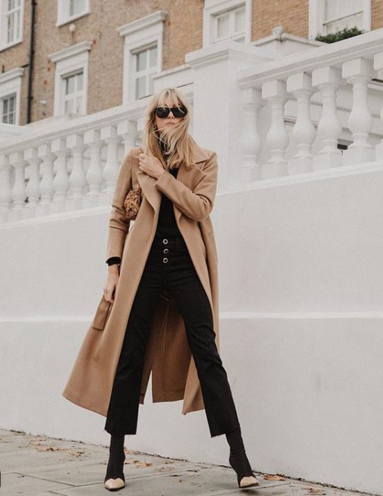 how to style winter outfits coats outerwear Camille Charriere-